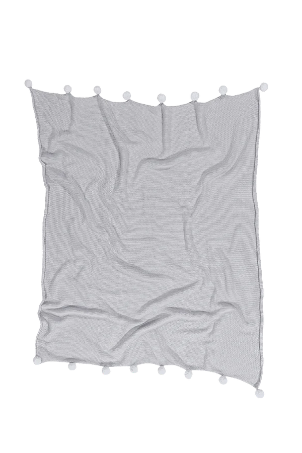BABY BLANKET BUBBLY LIGHT GREY Little Wonder & Co