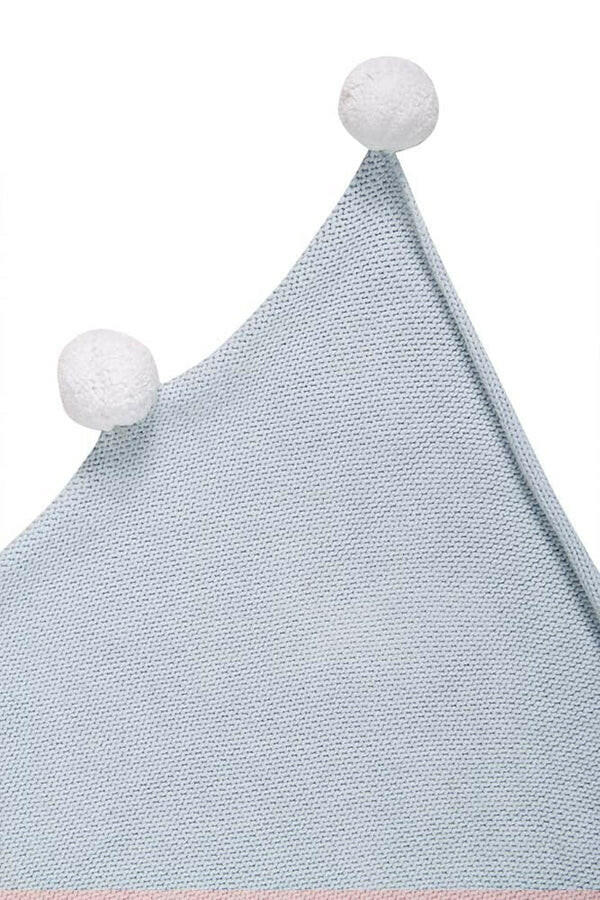 BABY BLANKET BUBBLY SOFT BLUE Little Wonder & Co
