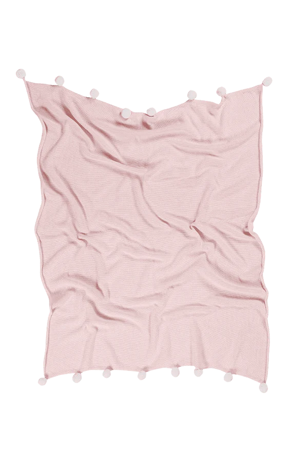 BABY BLANKET BUBBLY SOFT PINK Little Wonder & Co