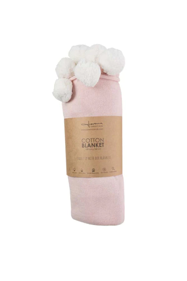 BABY BLANKET BUBBLY SOFT PINK Little Wonder & Co