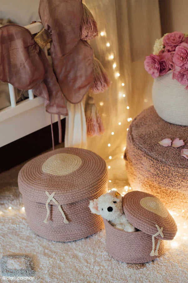 BASKET CANDY BOX VINTAGE NUDE Little Wonder & Co