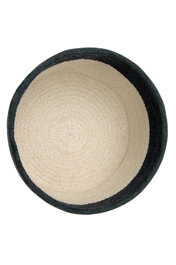 BASKET DUAL BLACK - NATURAL Little Wonder & Co