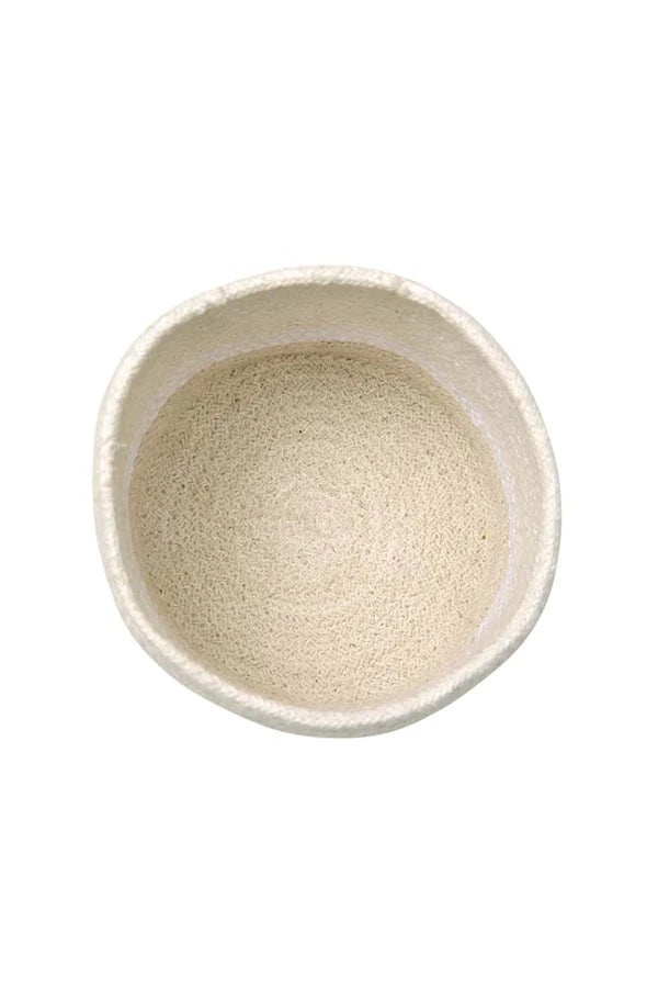 BASKET MINI TRICOLOR IVORY Little Wonder & Co