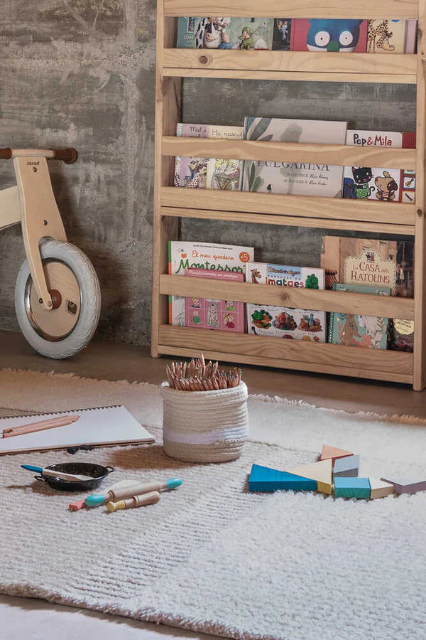 BASKET MINI TRICOLOR IVORY Little Wonder & Co