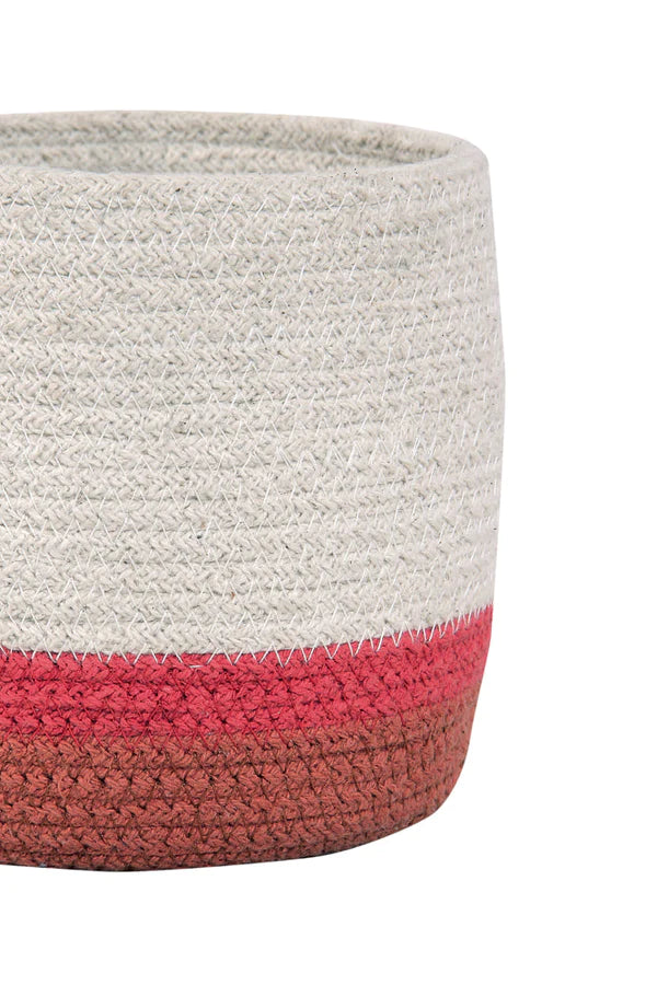 BASKET MINI TRICOLOR NATURAL Little Wonder & Co