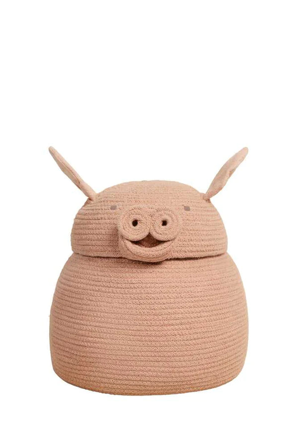BASKET PEGGY THE PIG Little Wonder & Co