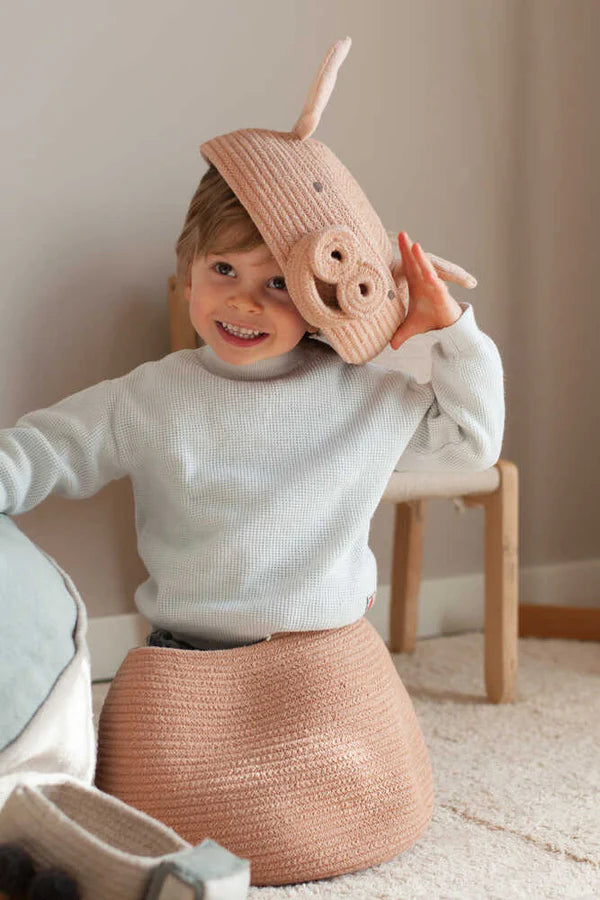 BASKET PEGGY THE PIG Little Wonder & Co