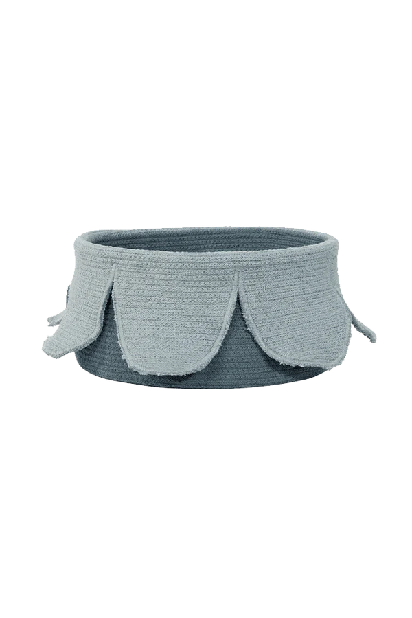 BASKET PETALS VINTAGE BLUE - DARK GREEN Little Wonder & Co