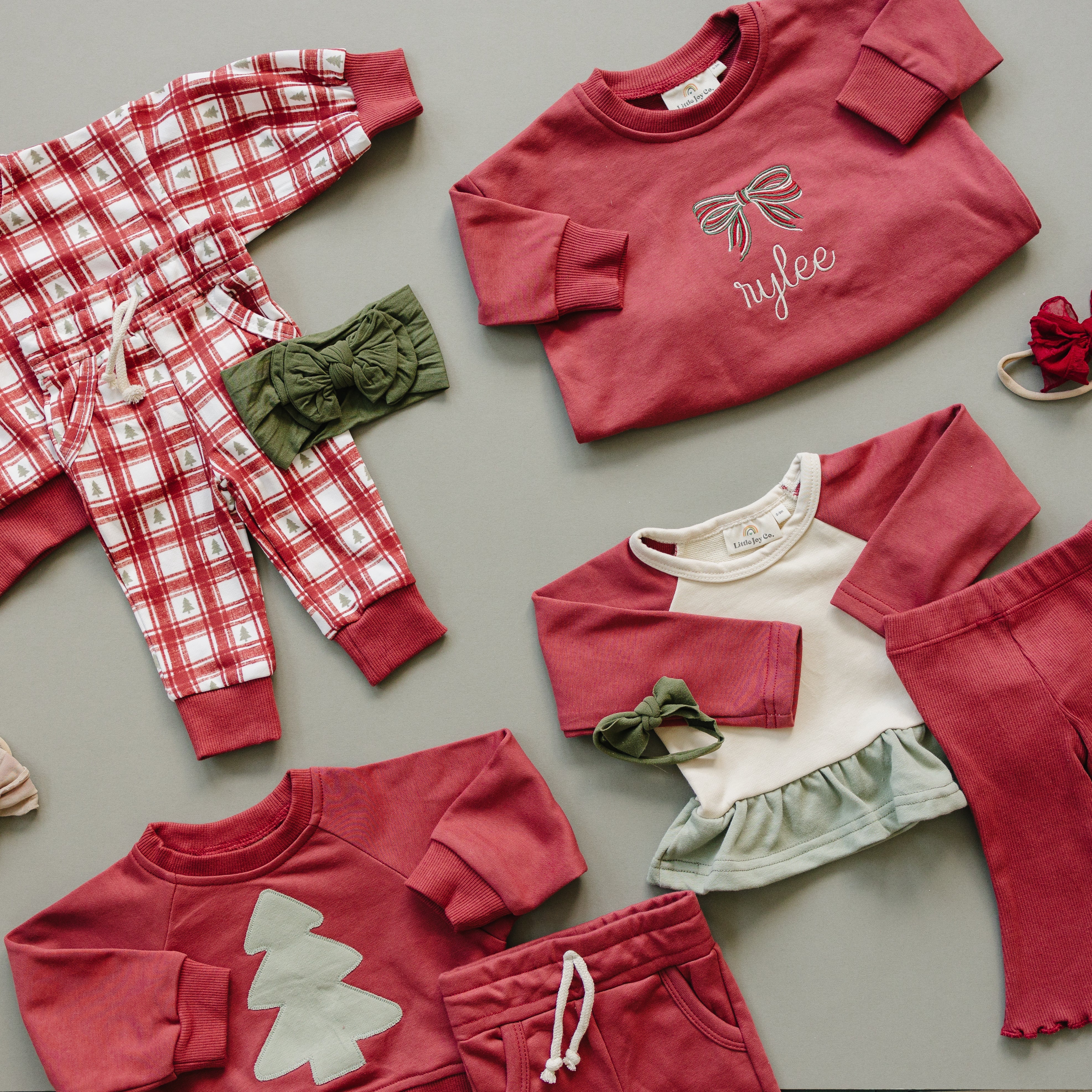 Christmas Tree Applique Sweatshirt