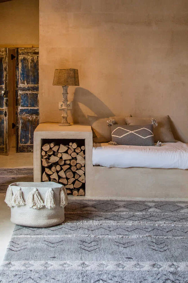 BASKET TASSELS NATURAL Little Wonder & Co