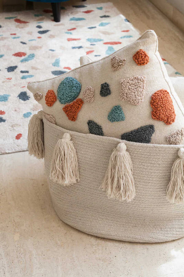 BASKET TASSELS NATURAL Little Wonder & Co