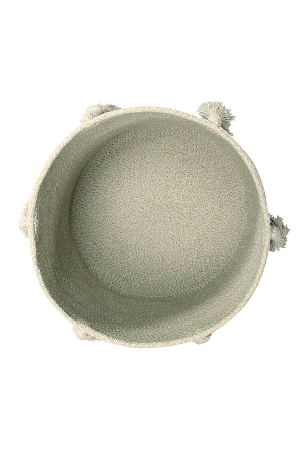 BASKET WOODY OLIVE Little Wonder & Co