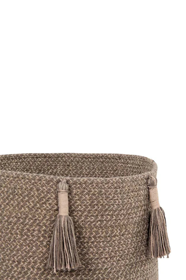 BASKET WOODY SOIL BROWN Little Wonder & Co