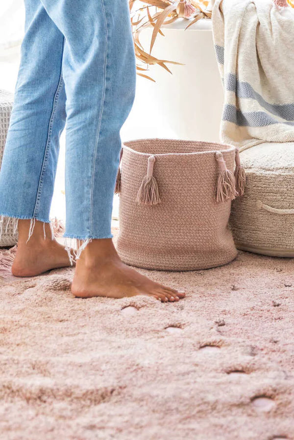 BASKET WOODY VINTAGE NUDE Little Wonder & Co