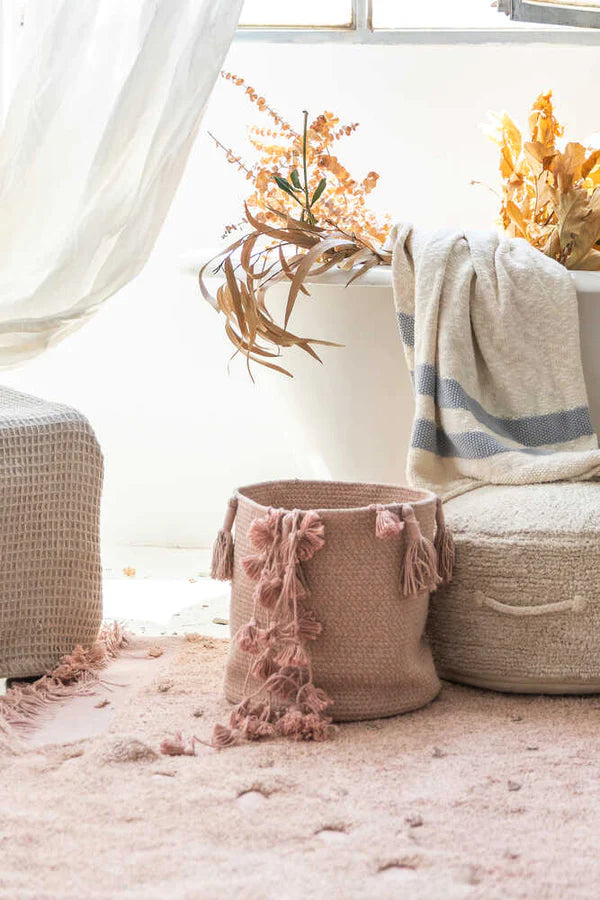 BASKET WOODY VINTAGE NUDE Little Wonder & Co