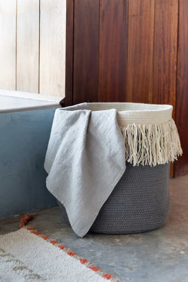 BASKET ZARANG CHARCOAL Little Wonder & Co