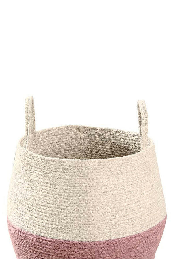 BASKET ZOCO ASH ROSE-NATURAL Little Wonder & Co