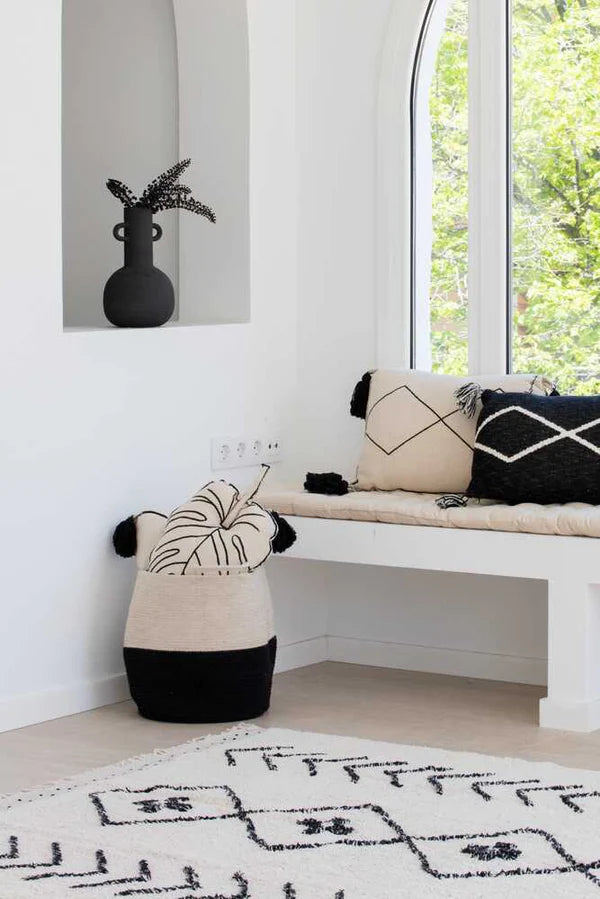 BASKET ZOCO BLACK-NATURAL Little Wonder & Co