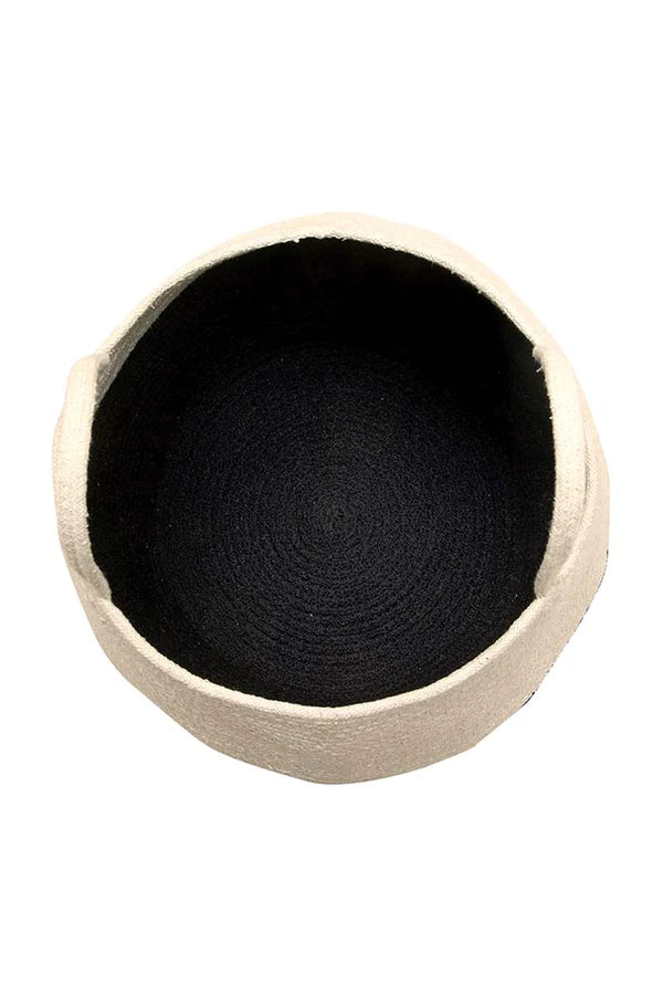 BASKET ZOCO BLACK-NATURAL Little Wonder & Co