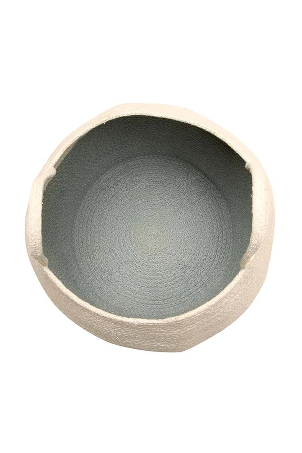 BASKET ZOCO VINTAGE BLUE-NATURAL Little Wonder & Co