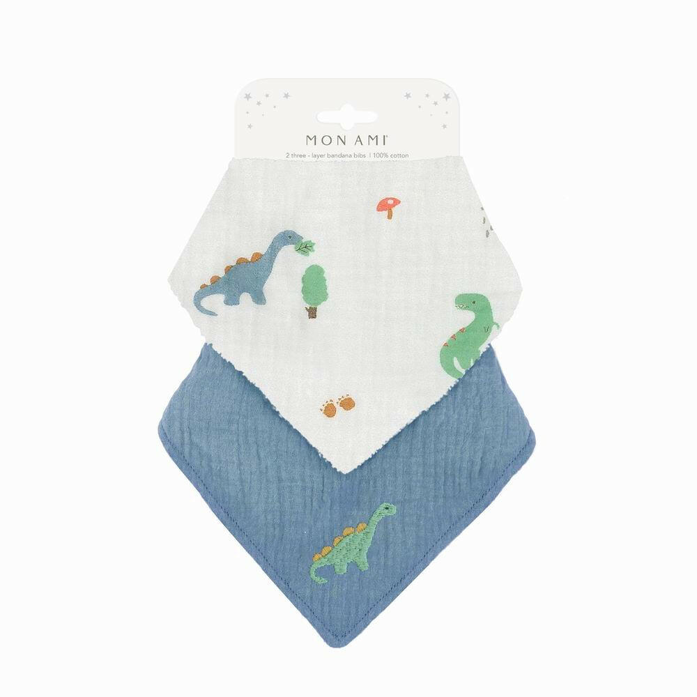 Jurrasique Bib Set Nursing & Feeding MON AMI