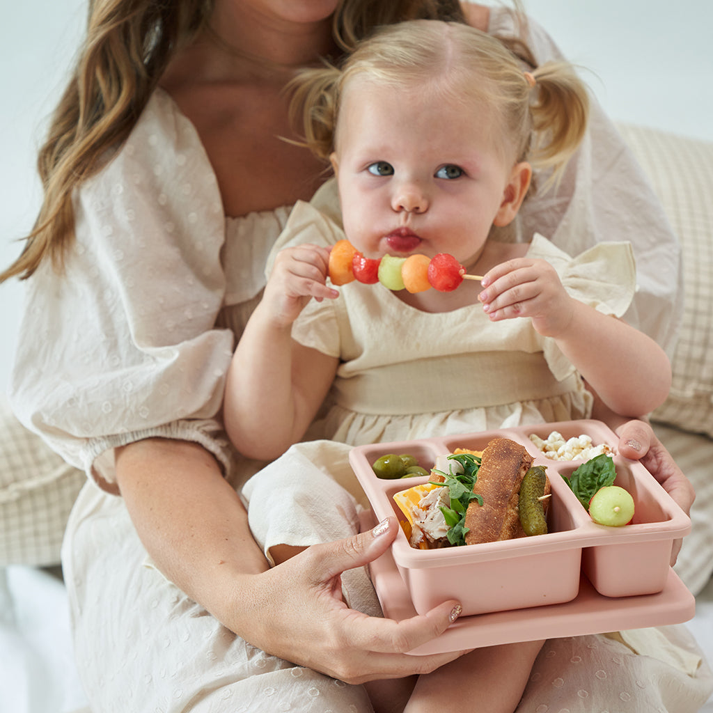 Silicone Bento Box Solid Ripe Peach