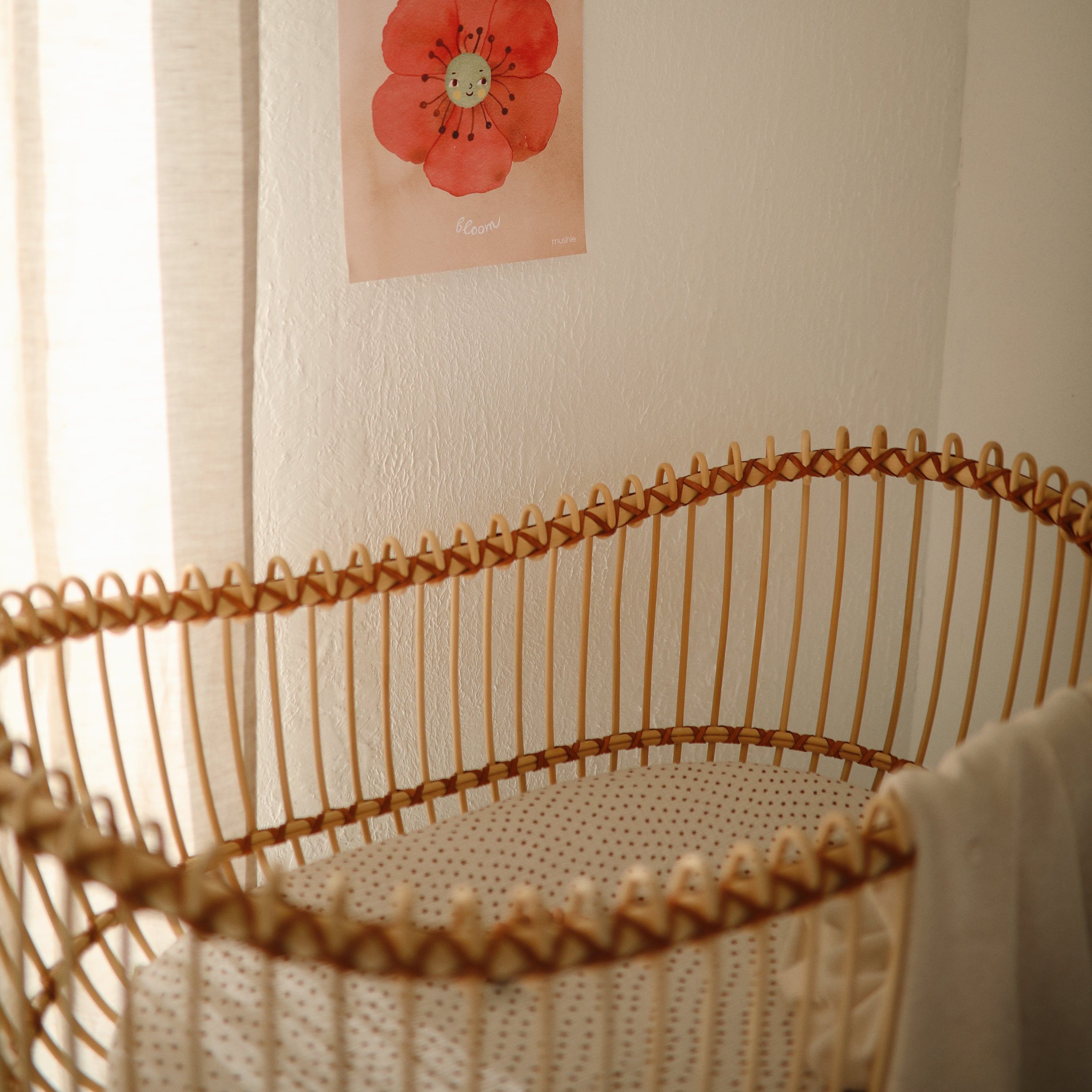 Extra Soft Bassinet Muslin Crib Sheet crib sheets Mushie