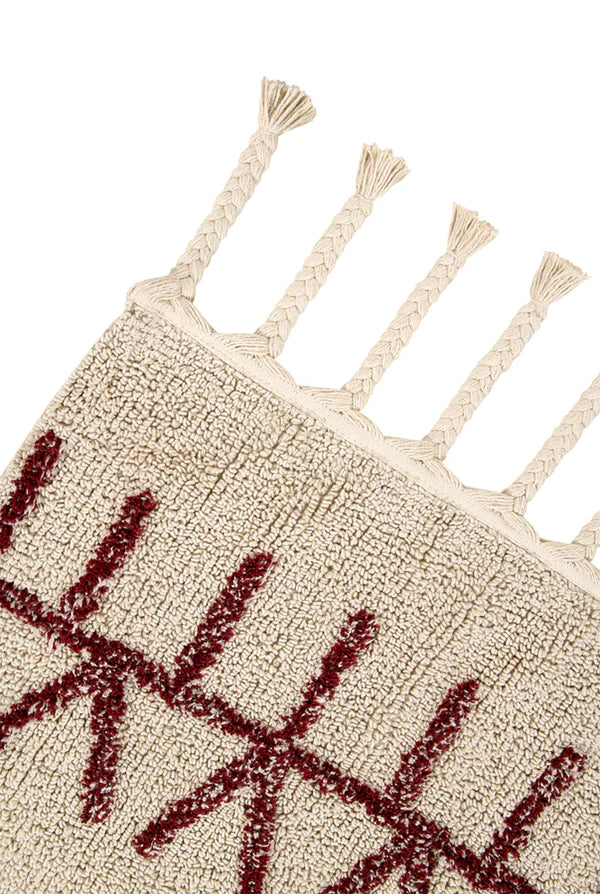 BEREBER BURGUNDY SMALL Little Wonder & Co