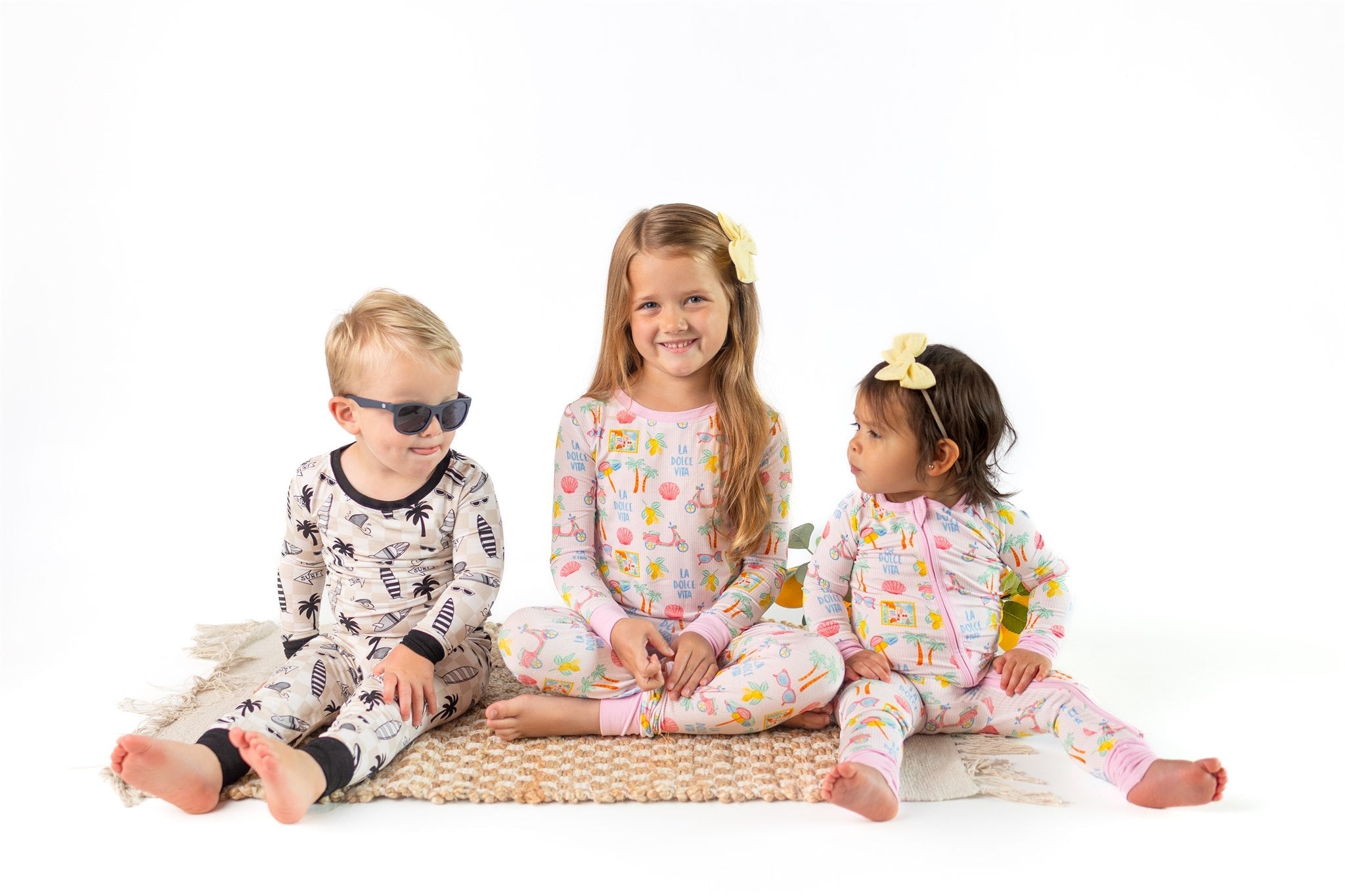 Checkered Surfboards | Two Piece Bamboo Pajama Set