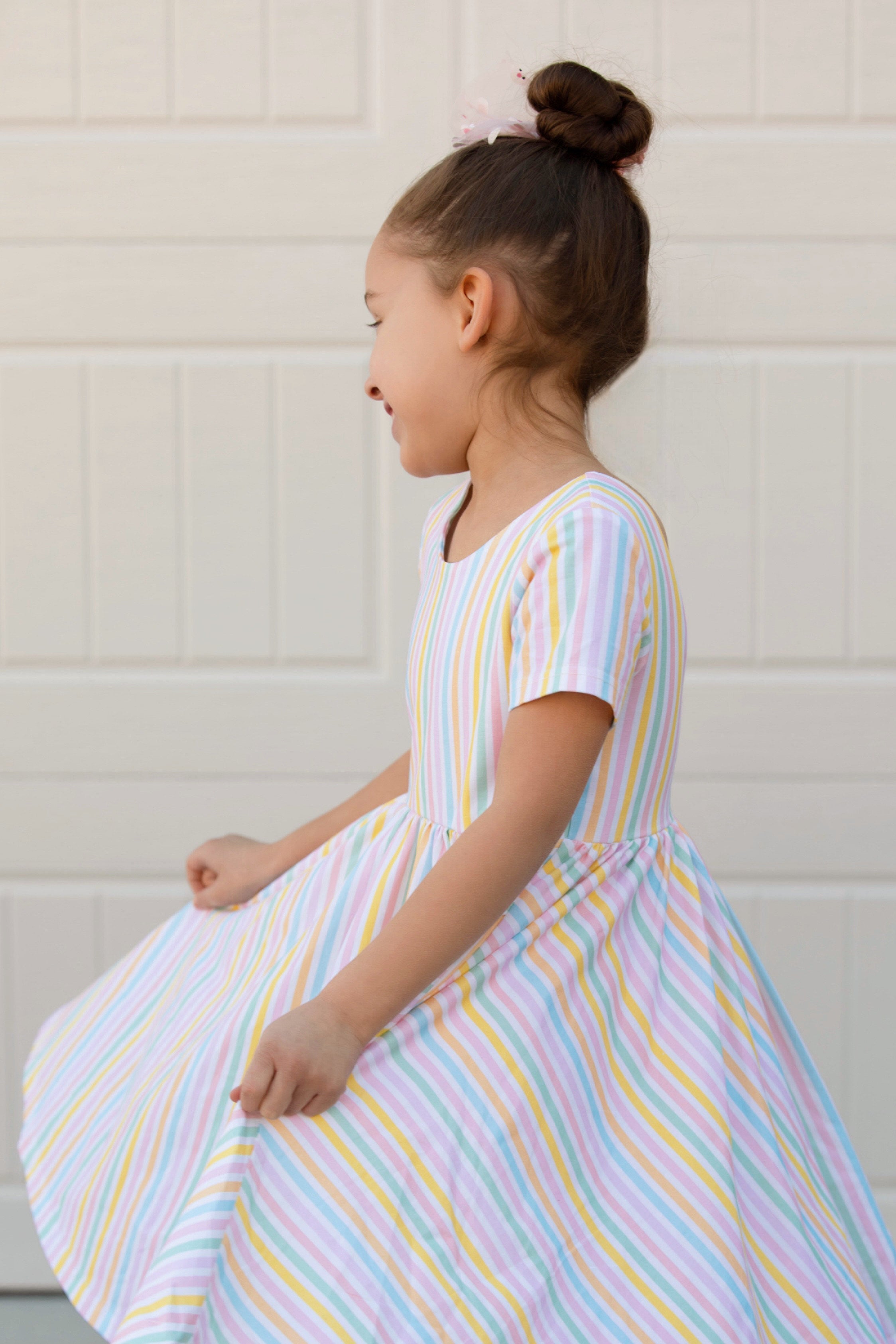 Classic Twirl - Pastel Stripe