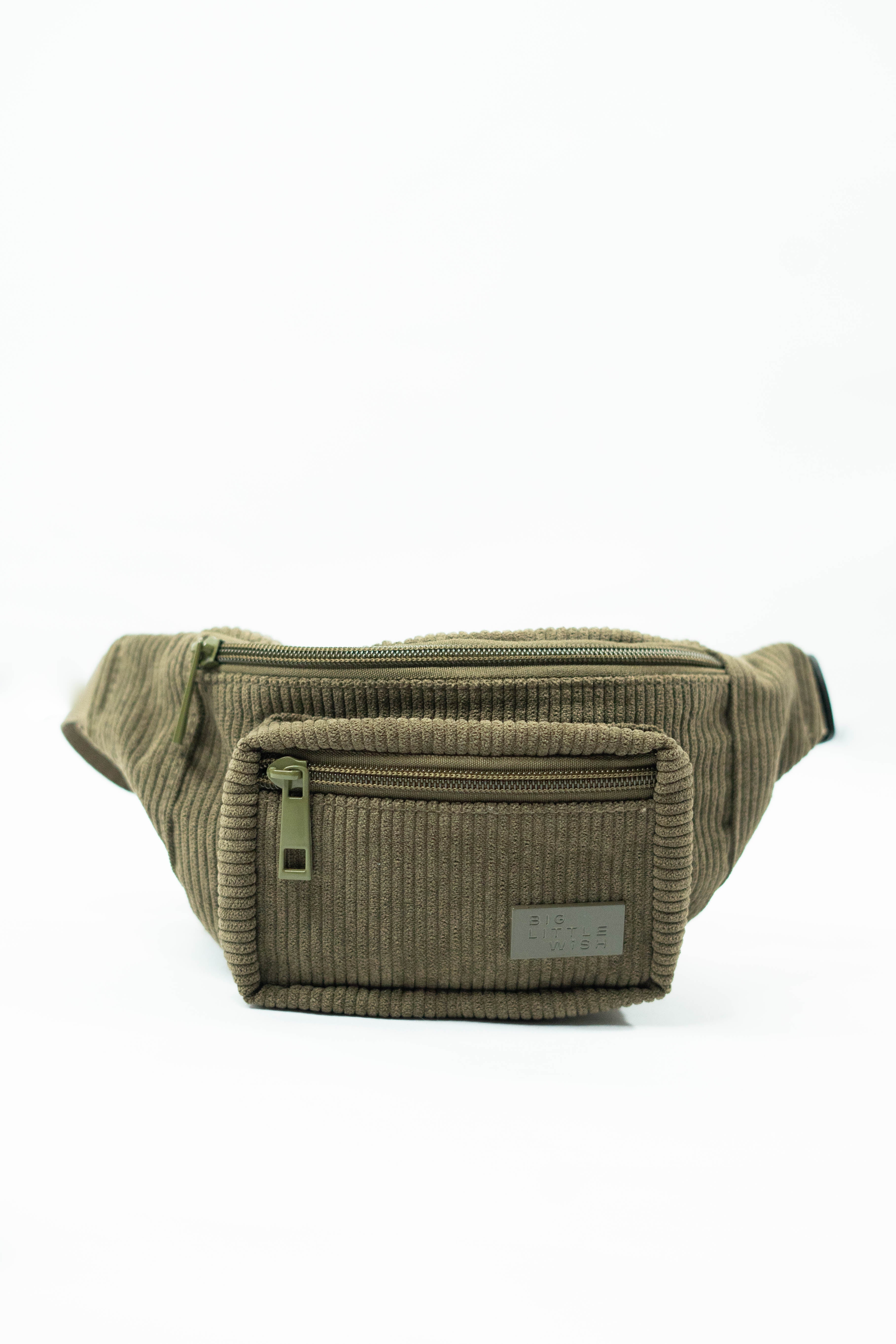 Kids Belt Bag- Olive Green