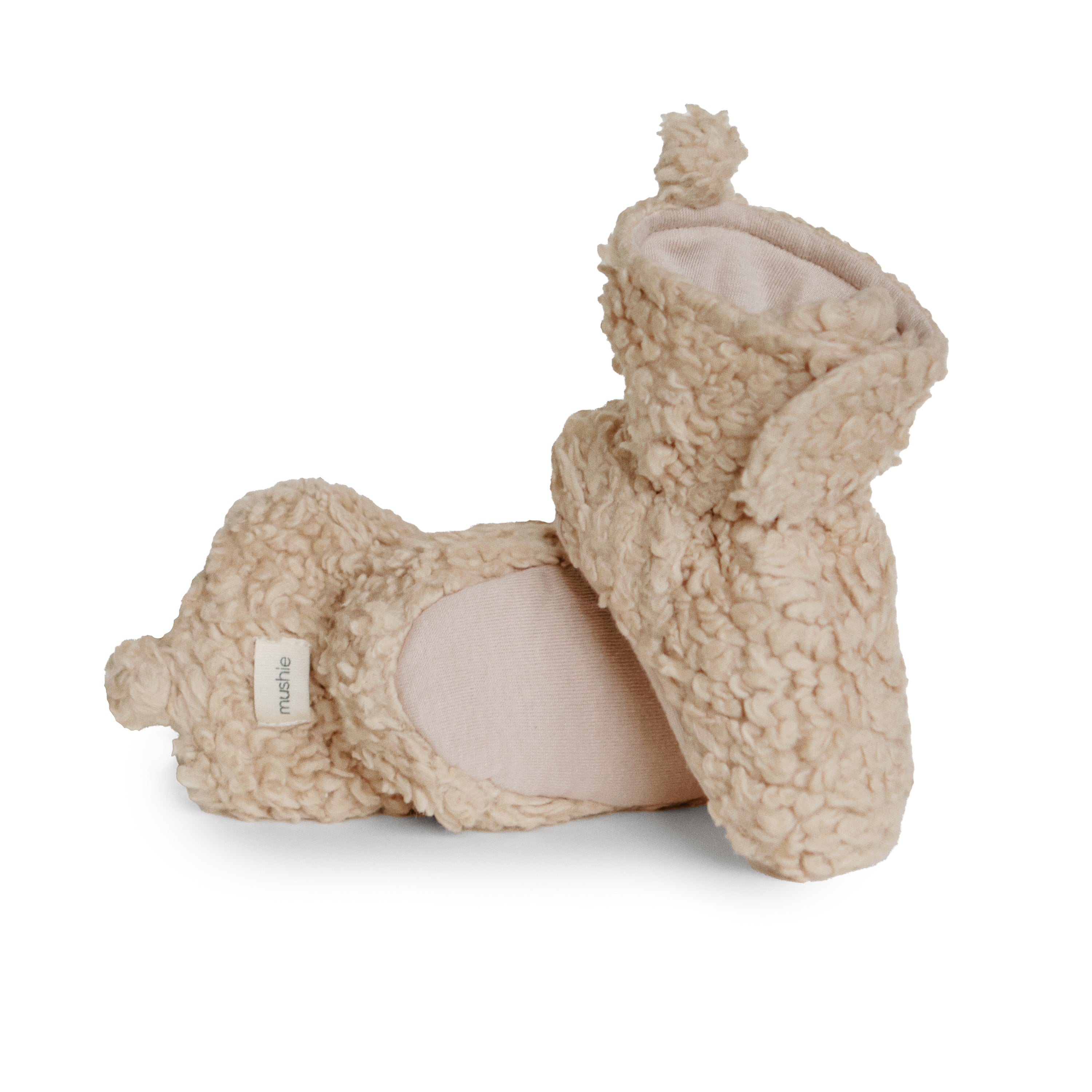Cozy Baby Booties Baby Clothes Mushie 0-3 Months