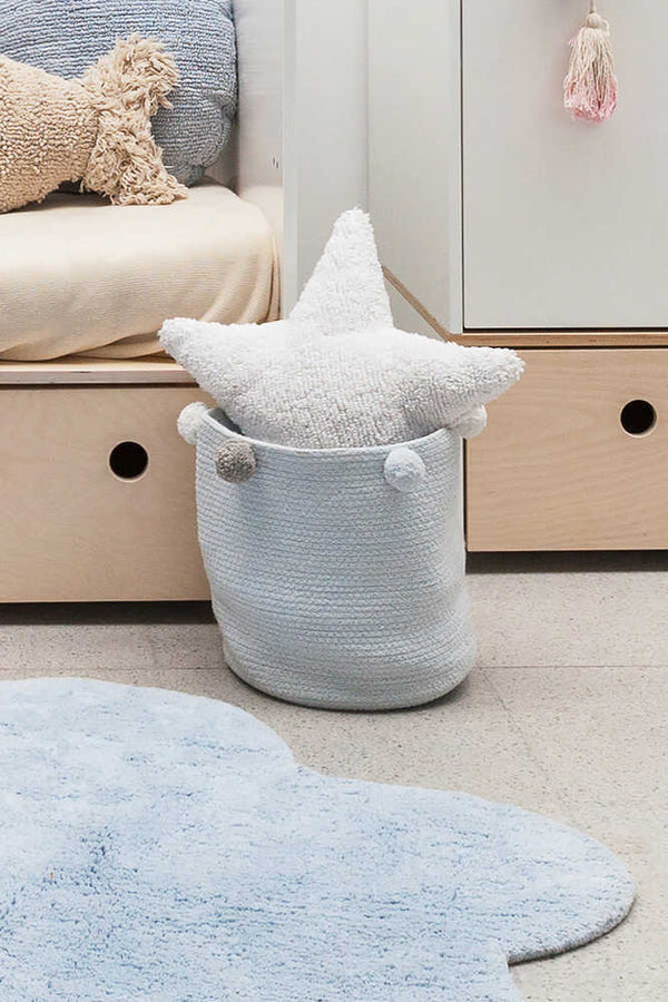 BABY BASKET BUBBLY BLUE Little Wonder & Co