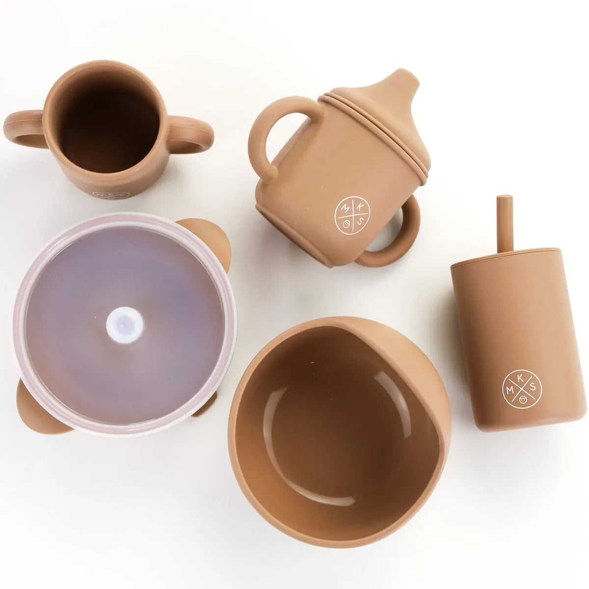 Baby & Toddler Feeding Bowl Set - Taupe