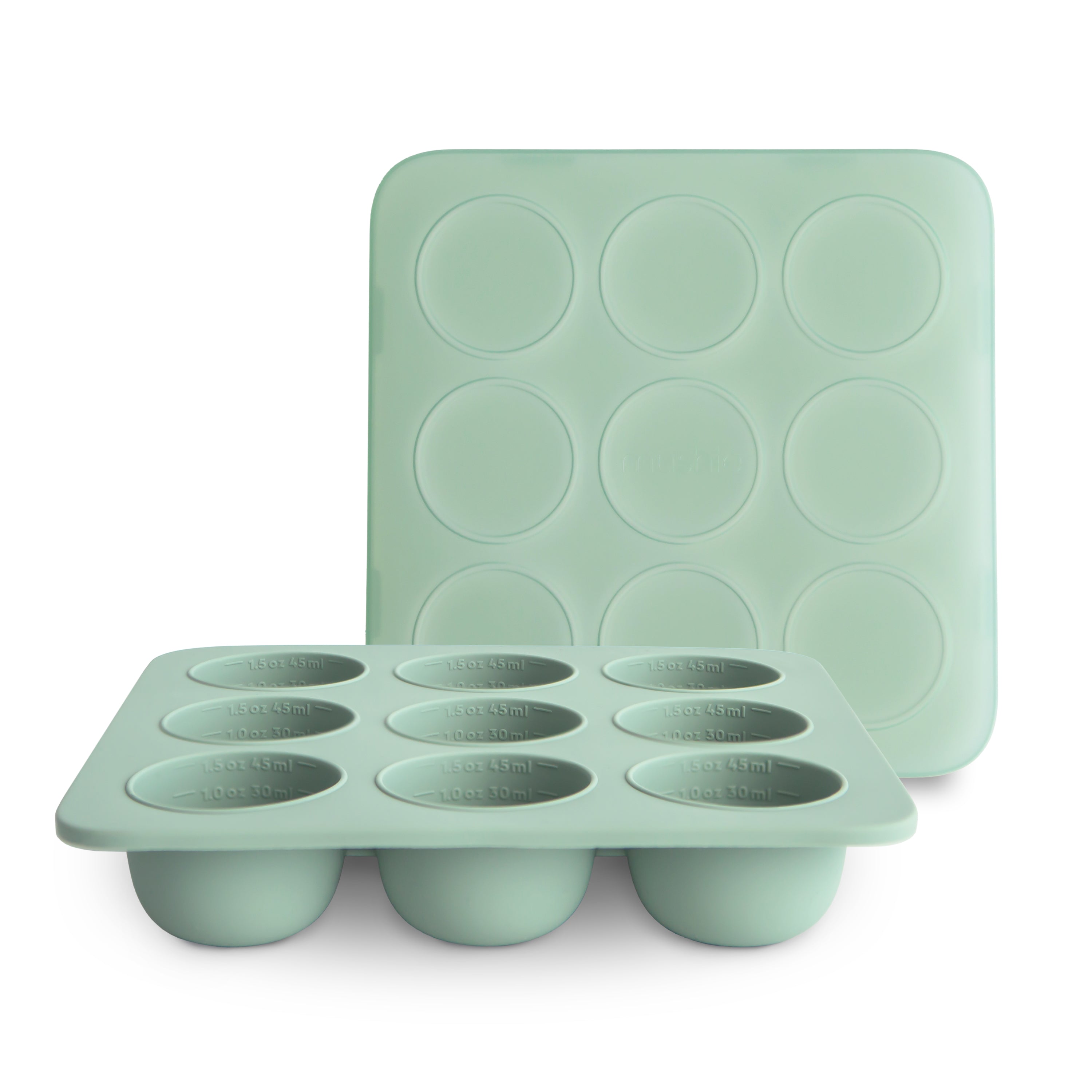 Baby Food Freezer Tray Baby Food Tray Mushie Cambridge Blue