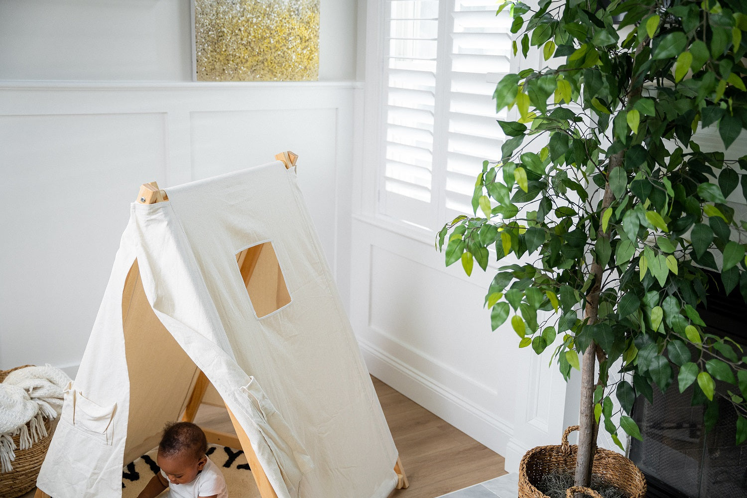 Tent Covering For Spruce - Baby and Toddler Foldable Swing Set - Swing Set Sold Separately Indoor Avenlur.com