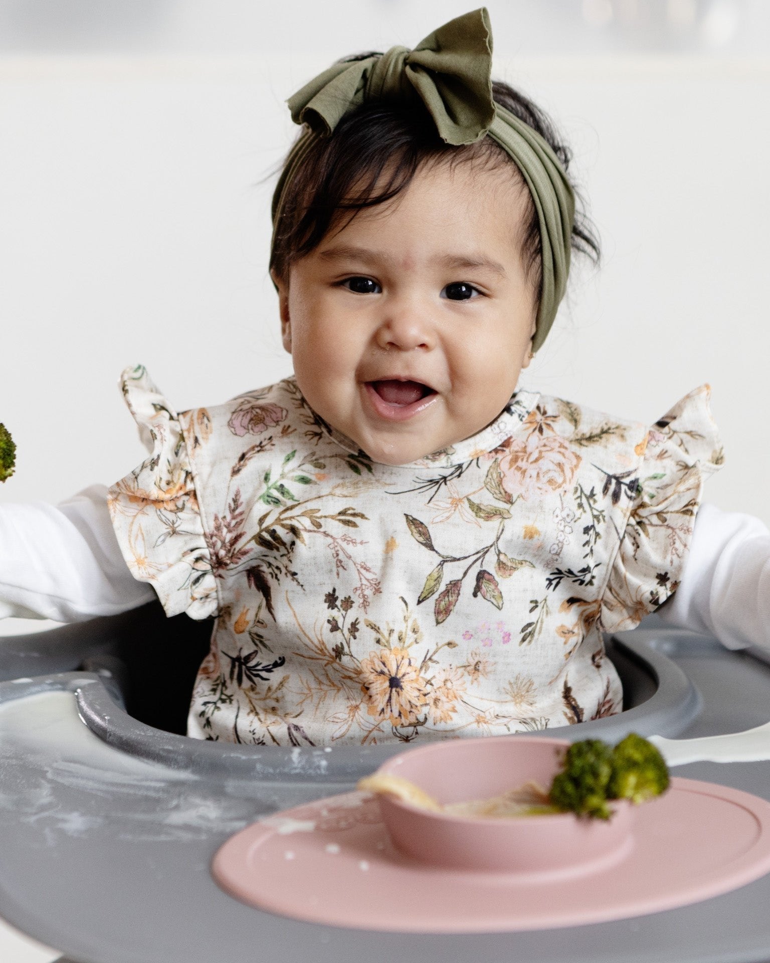 Delilah Floral Flutter Bapron BapronBaby