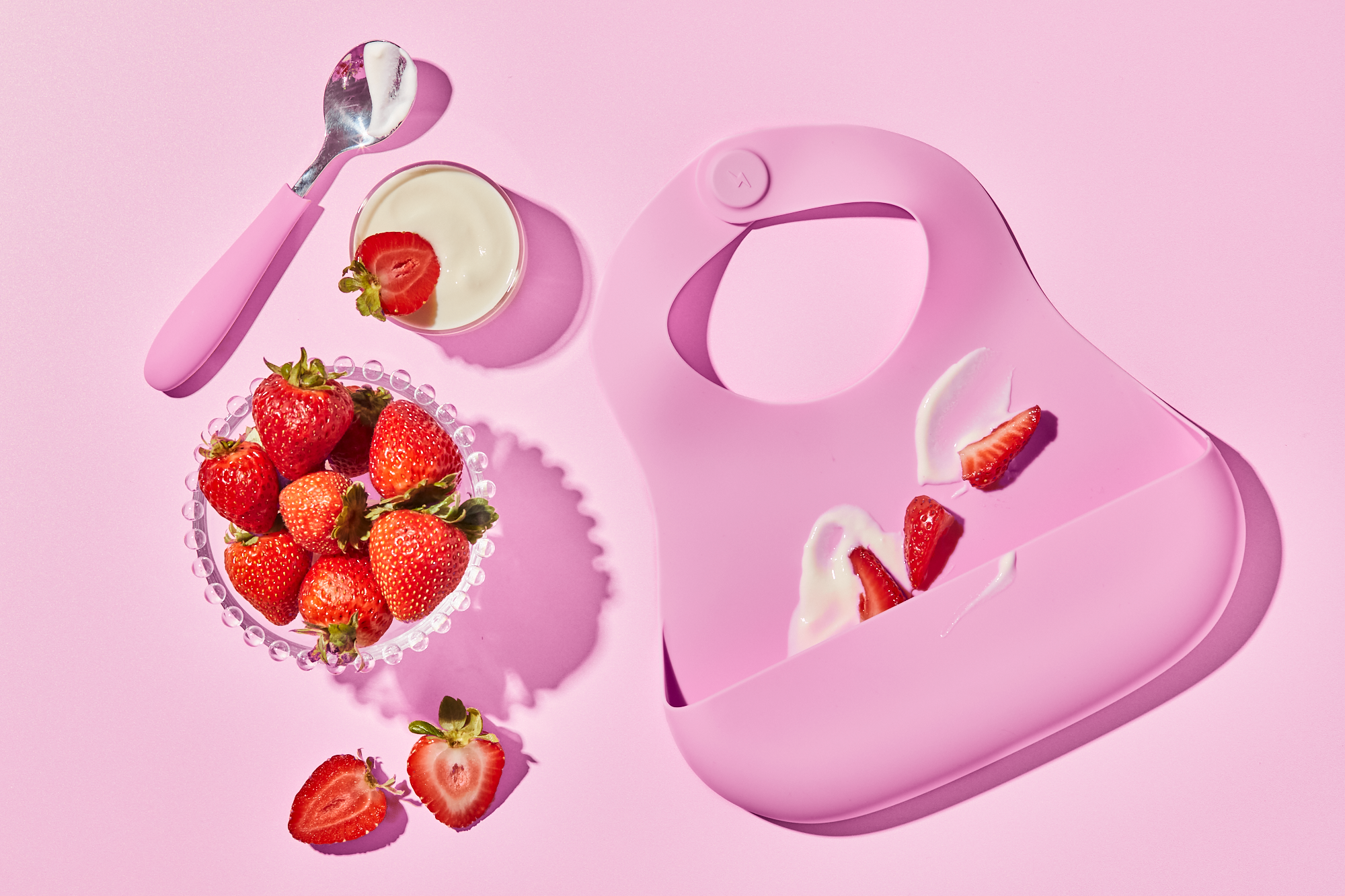 Magnetic Bib - Strawberry Dream