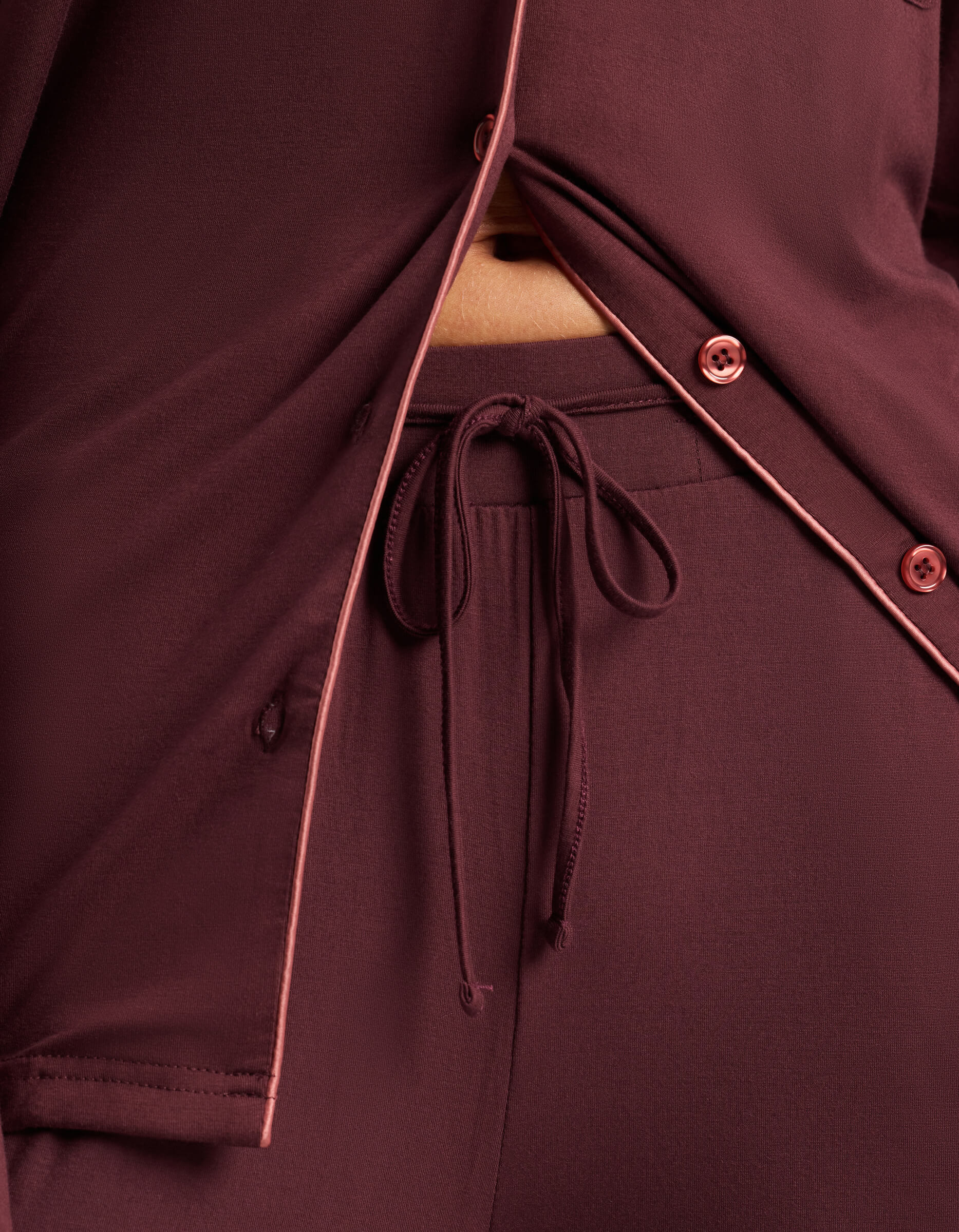 Women's Bamboo Stretch-Knit Long Sleeve Pajama Set