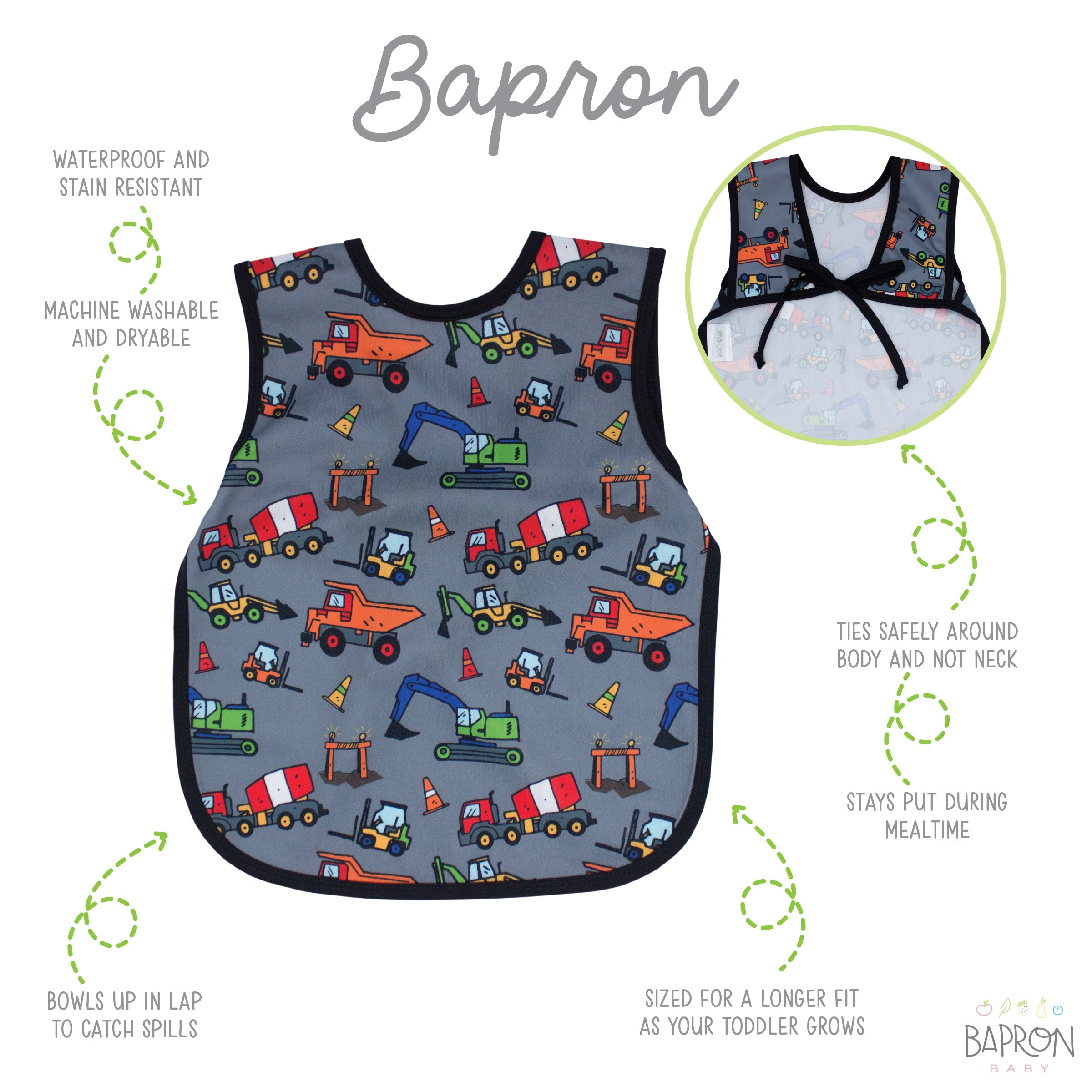 Construction Zone Bapron  BapronBaby