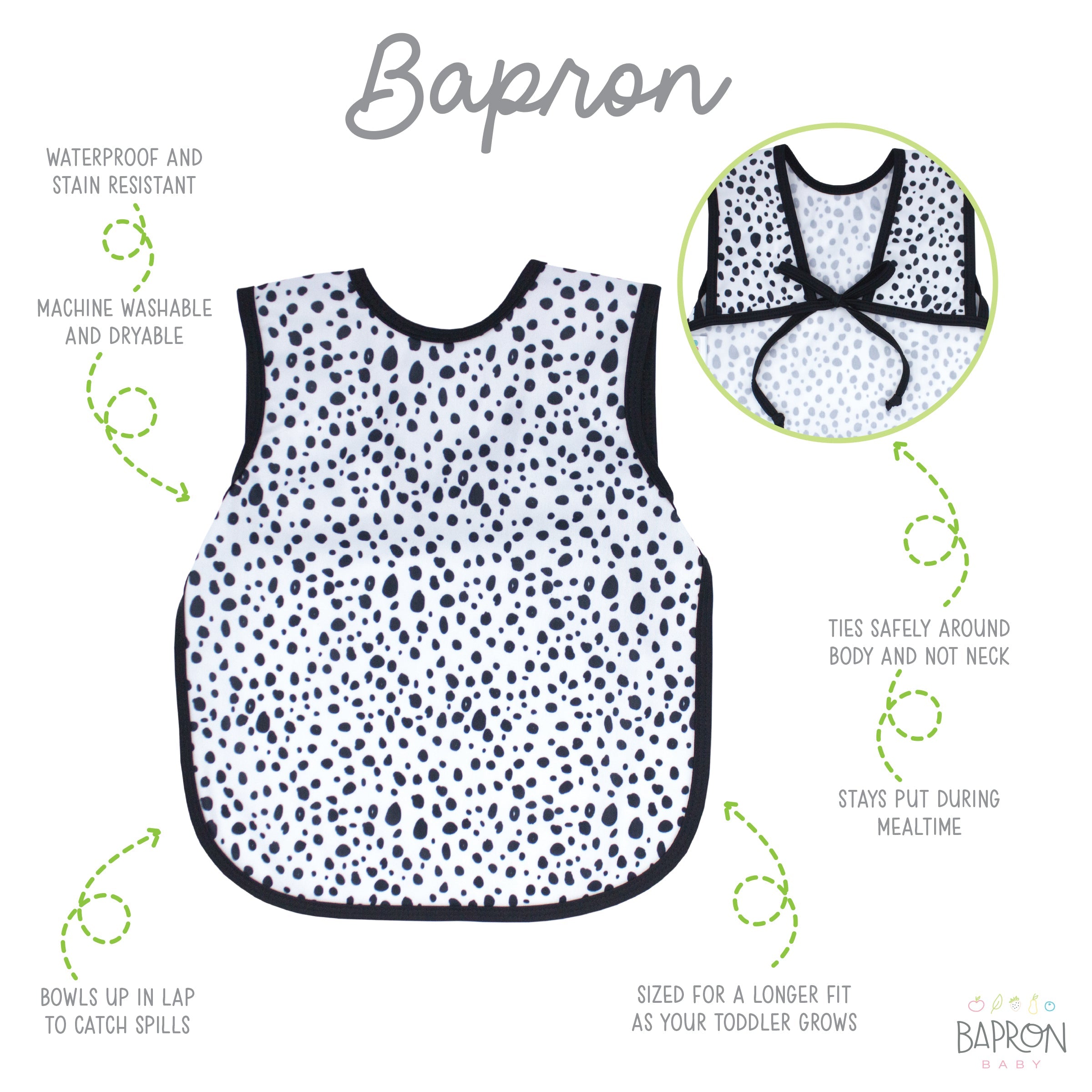 Organic Dot Bapron BapronBaby