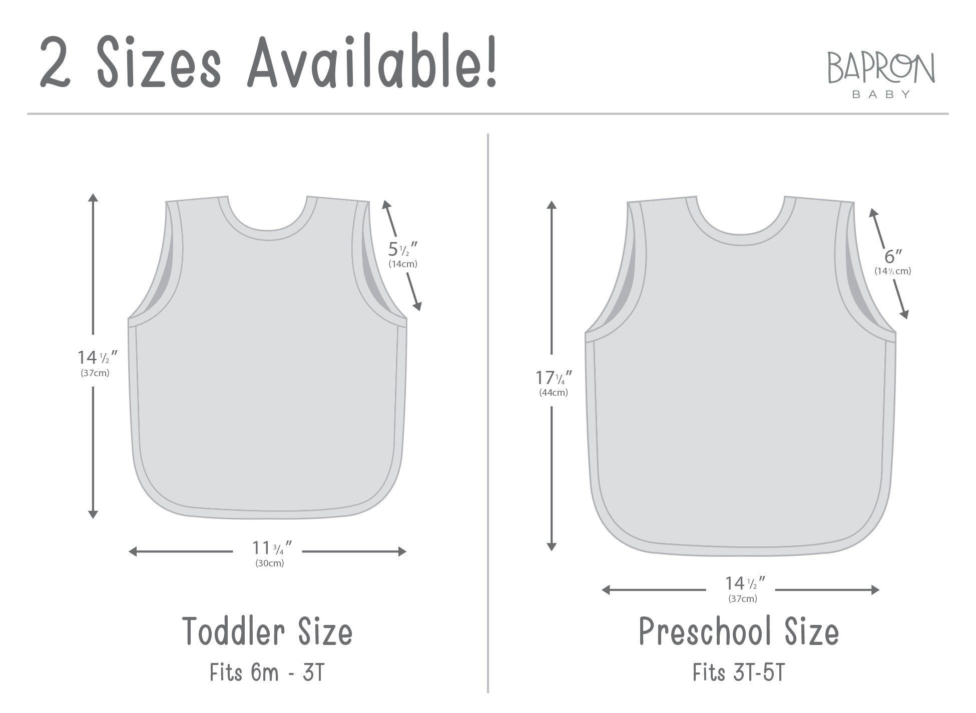 Solid Dusty Blue Minimalist Bapron BapronBaby