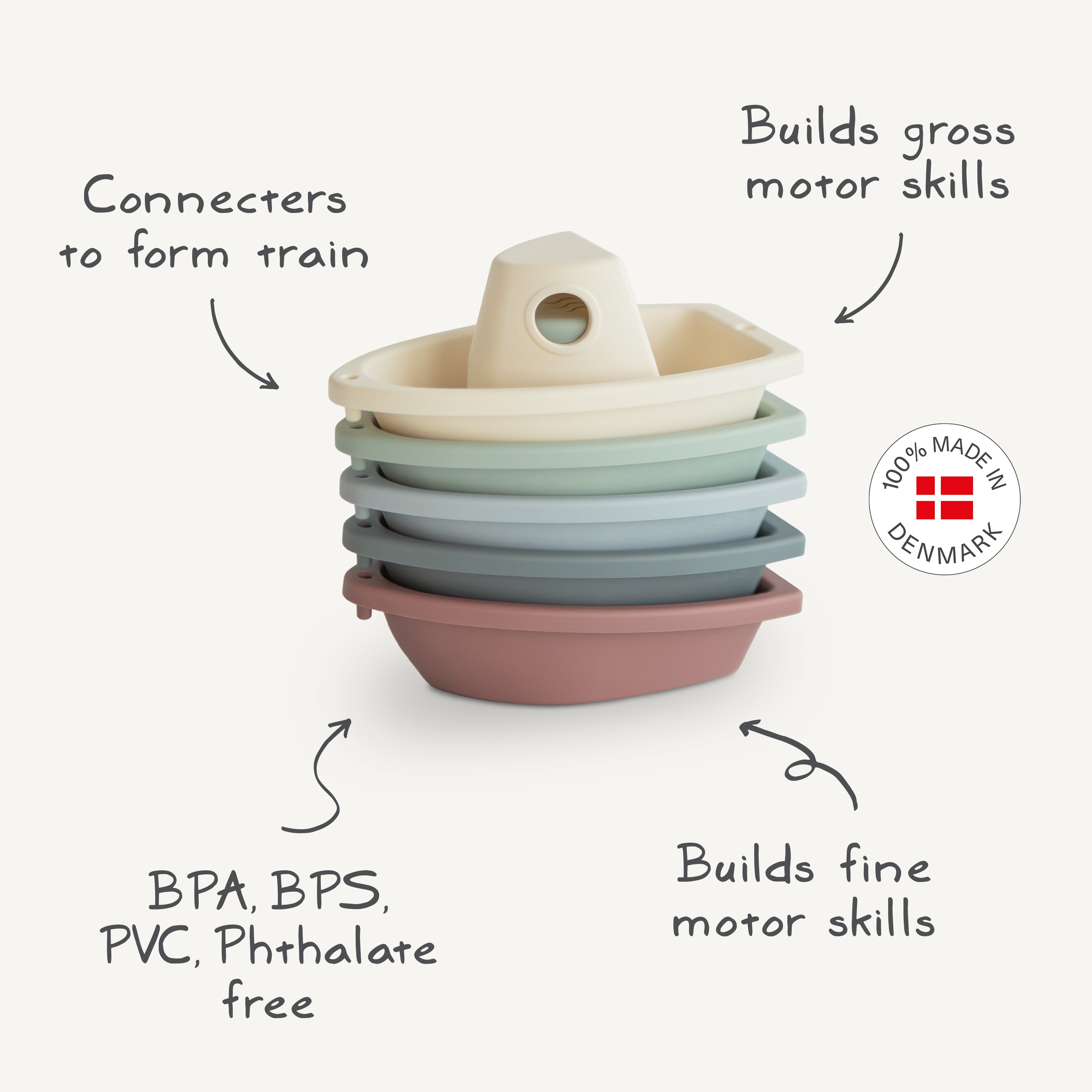 Bath Boats toys Mushie