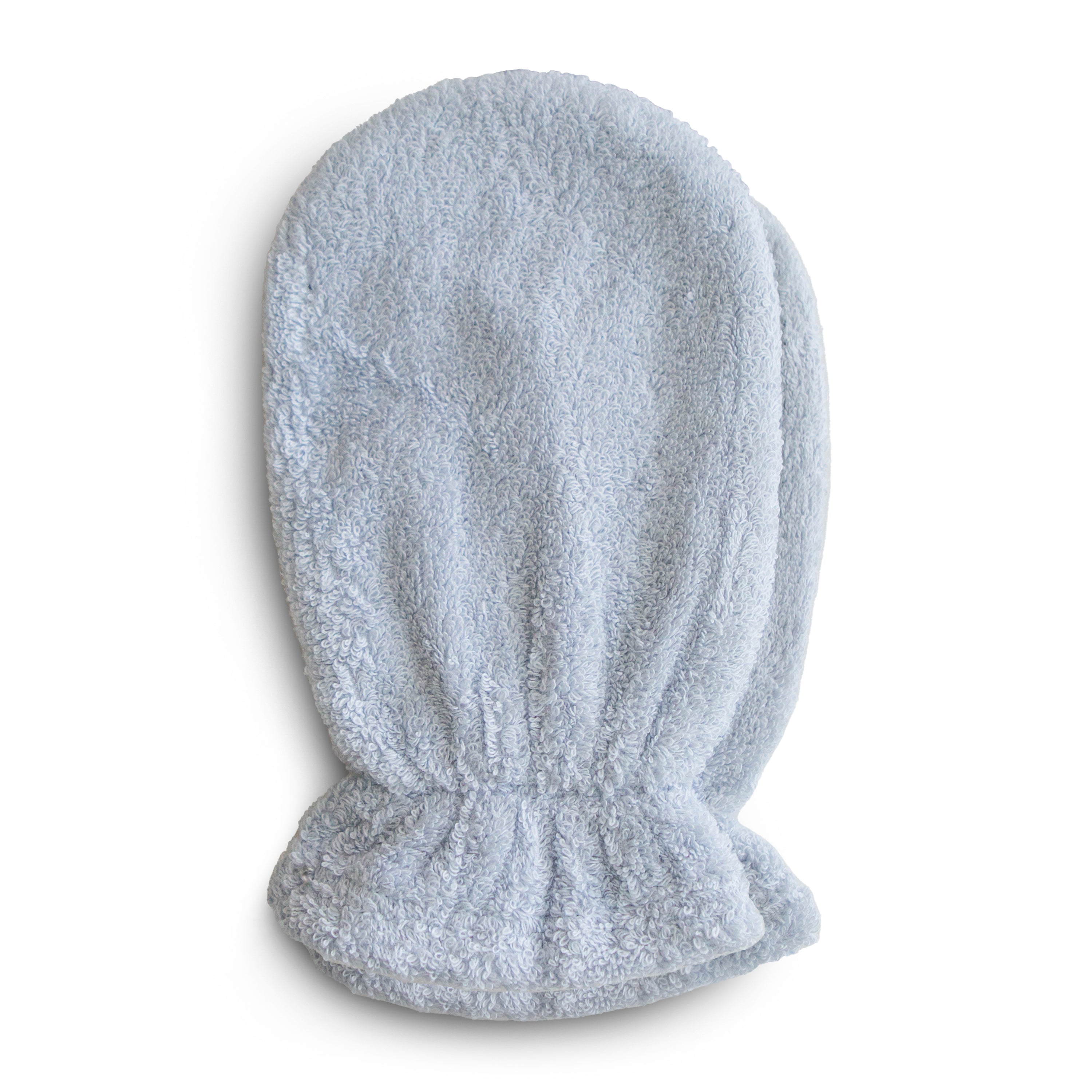 Organic Cotton Bath Mitt 2-Pack Bath Mitt Mushie Baby Blue