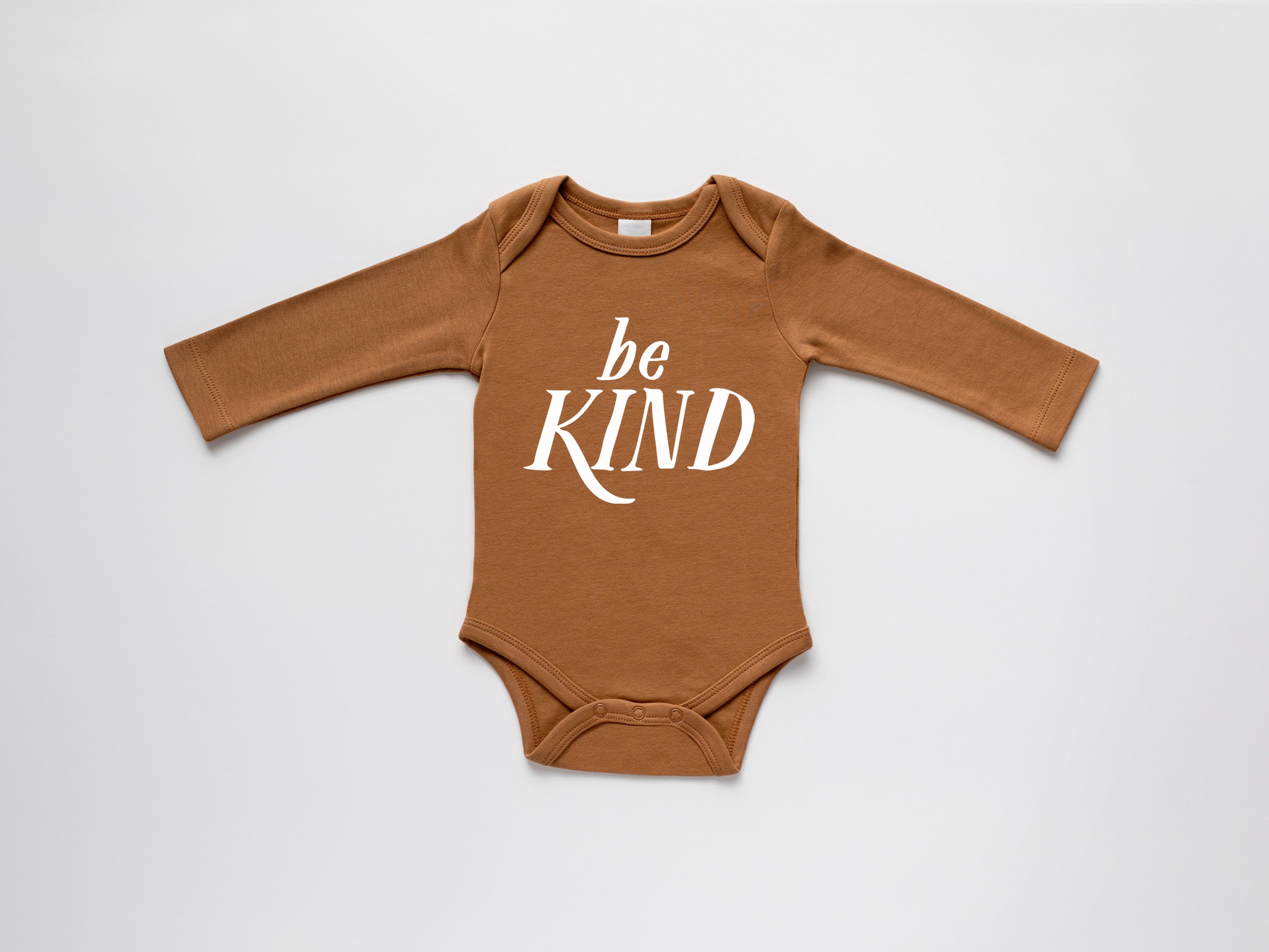 Be Kind Organic Long Sleeve Baby Bodysuit • Final Sale