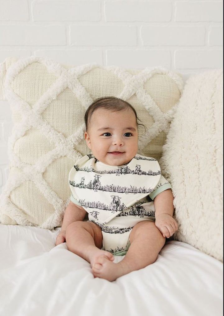 GOTS Certified Organic Cotton Bib - Billie & Kid