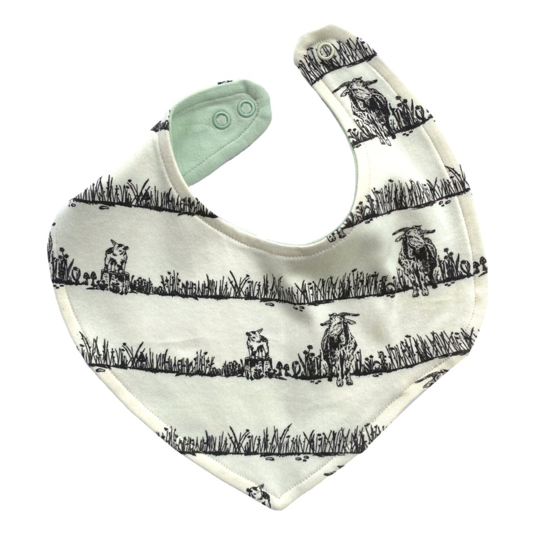 GOTS Certified Organic Cotton Bib - Billie & Kid