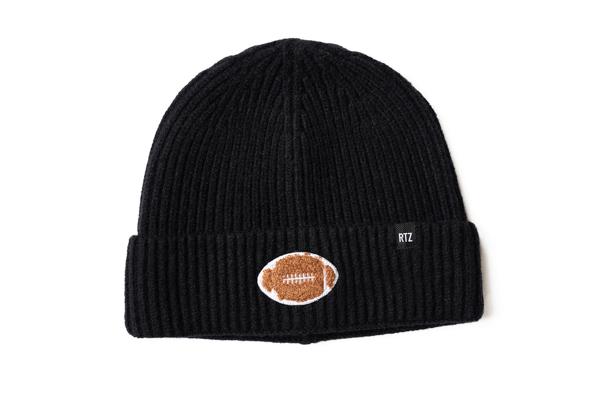 Football Patch Beanie