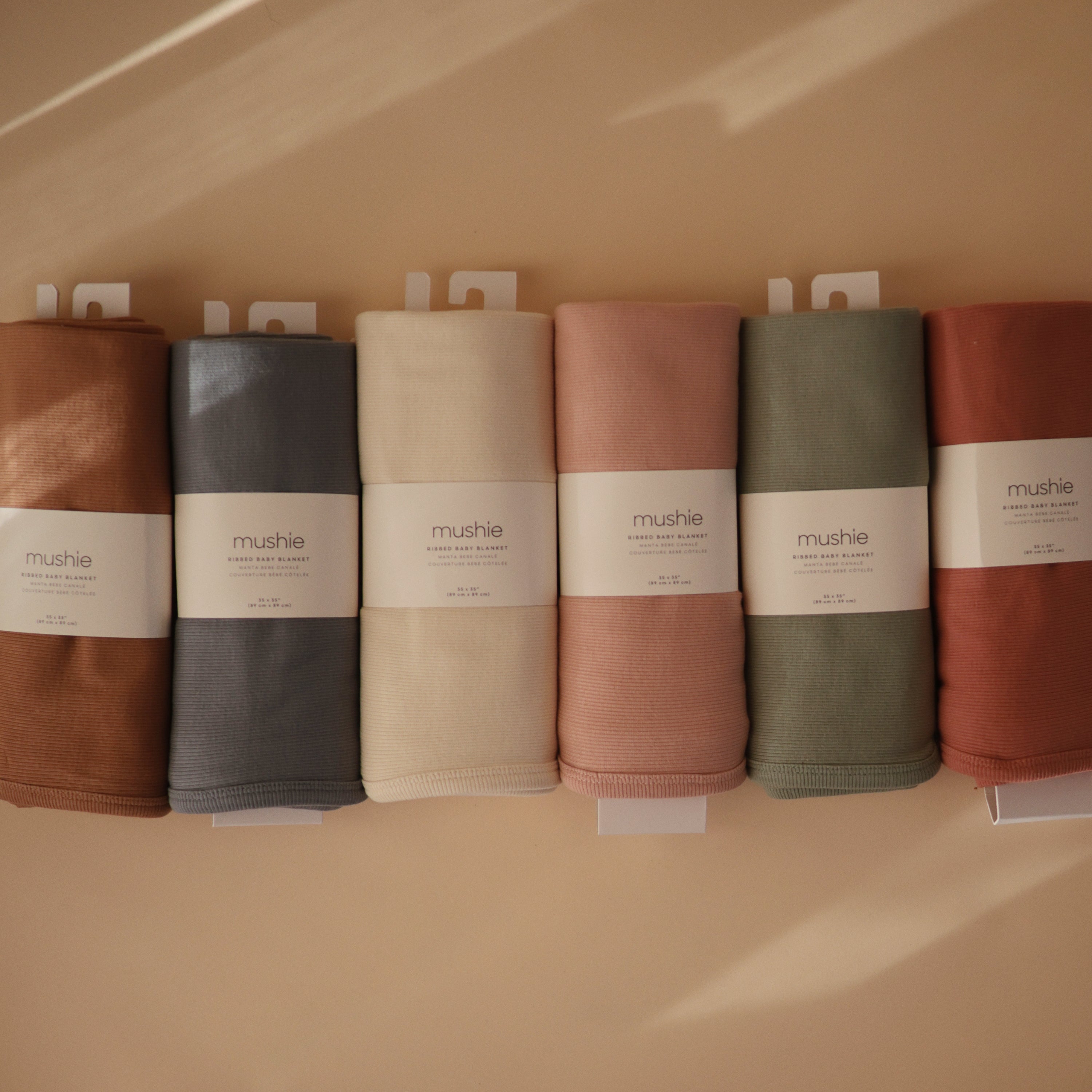 Ribbed Baby Blanket Blanket Mushie