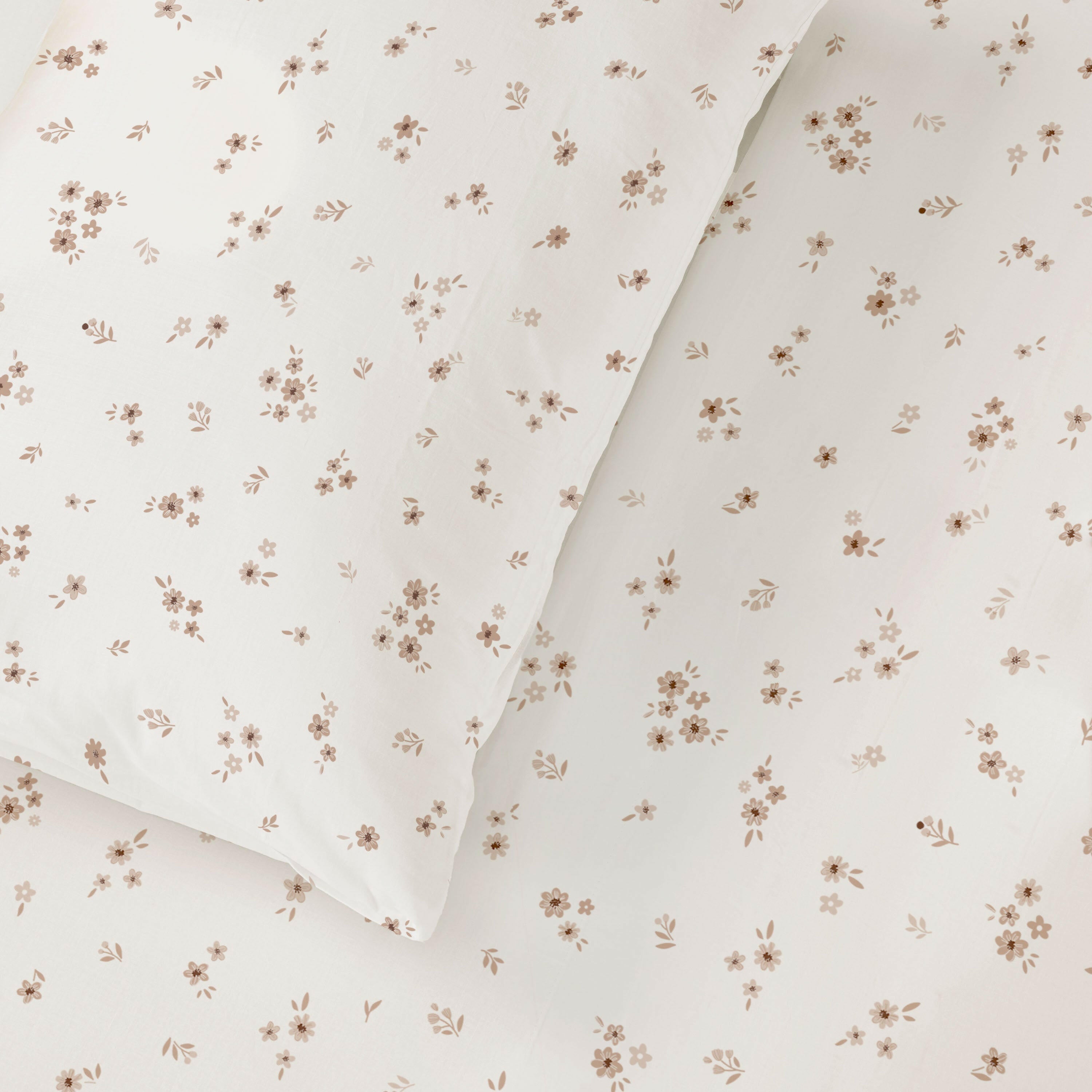 Organic Kids Fitted Sheet - Bloom Fitted Sheet Set Makemake Organics